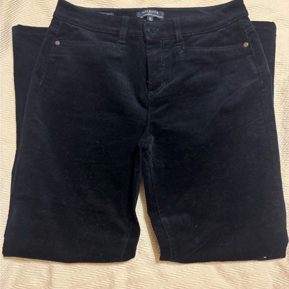 Talbots corduroy pants. Navy